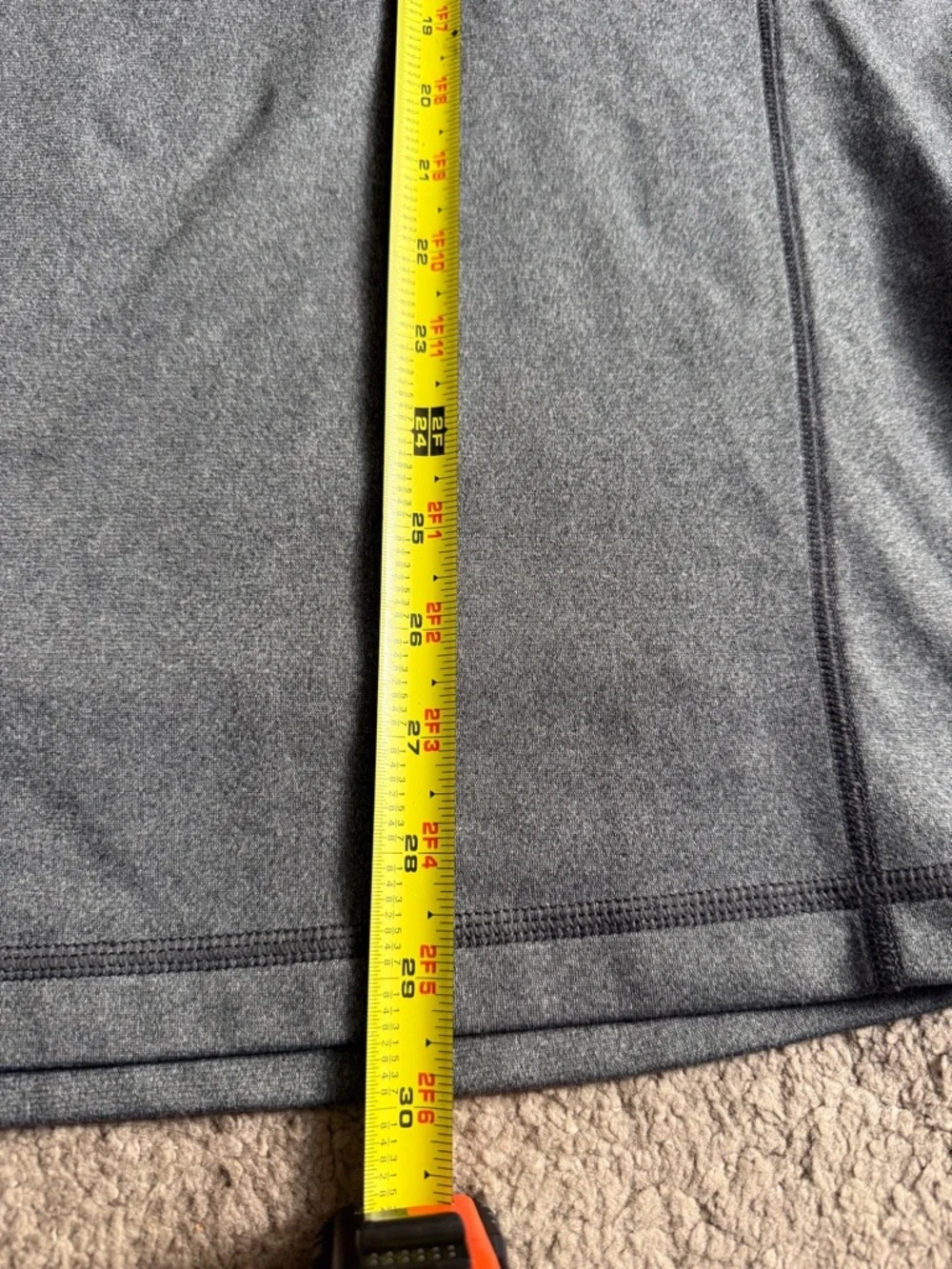 The North Face Men's Charcoal Gray Quarter-Zip Shirt - size XL